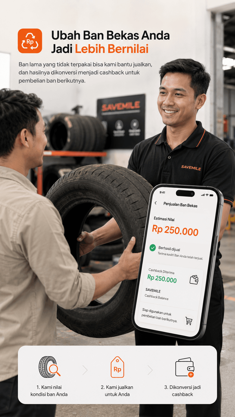 Ubah Ban Bekas Anda Jadi Lebih Bernilai